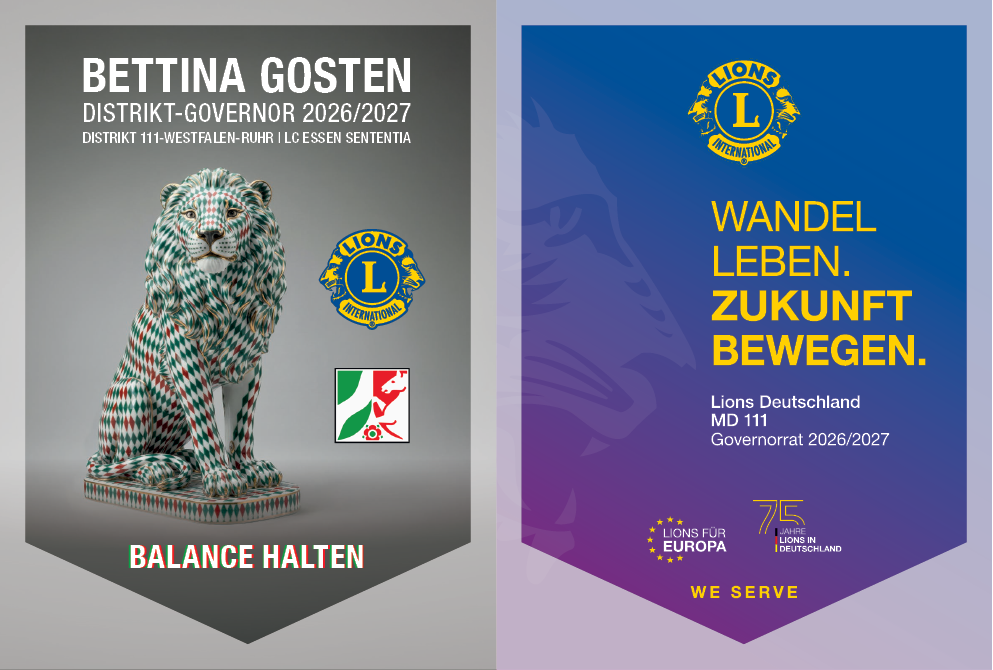 Wimpel Tischbanner Bettina Gosten