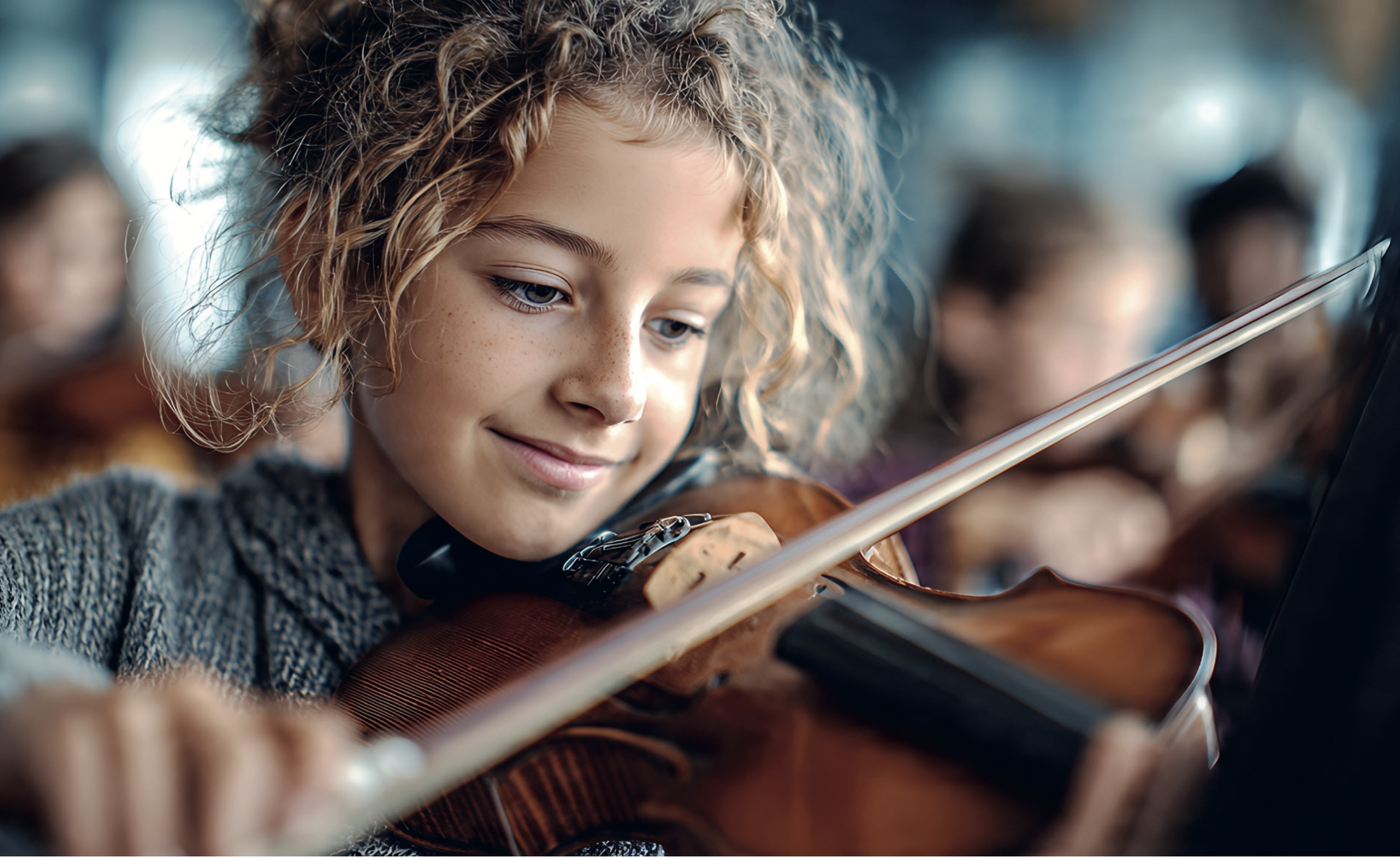 Mädchen mit Violine